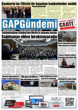 Gap Gündemi gazetesi 1. sayfa