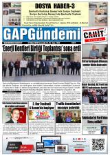 Gap Gündemi gazetesi 1. sayfa
