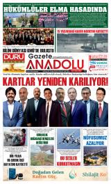Gazete Anadolu gazetesi 1. sayfa