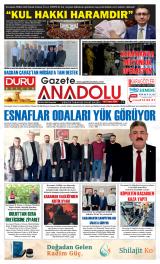 Gazete Anadolu gazetesi 1. sayfa