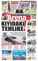 Gazete Arena gazetesi 1. sayfa