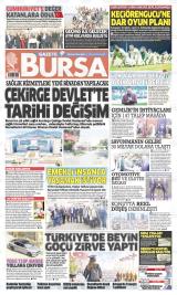 Gazete Bursa gazetesi 1. sayfa