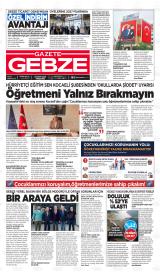 Gazete Gebze gazetesi 1. sayfa