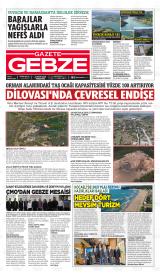Gazete Gebze gazetesi 1. sayfa