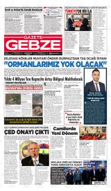 Gazete Gebze gazetesi 1. sayfa