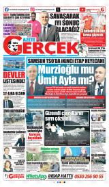 Gazete Gerçek gazetesi 1. sayfa