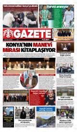 Gazete Konyam gazetesi 1. sayfa