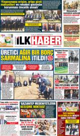 Gaziantep İlk Haber gazetesi 1. sayfa