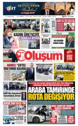 Gaziantep Oluşum gazetesi 1. sayfa