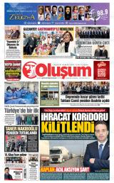 Gaziantep Oluşum gazetesi 1. sayfa