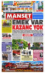Gazipaşa Manşet gazetesi 1. sayfa