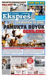 Ge Güneydoğu Ekspres gazetesi 1. sayfa