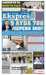 Ge Güneydoğu Ekspres gazetesi 1. sayfa