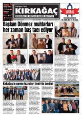 Gelişen Yeni Kırkağaç gazetesi 1. sayfa