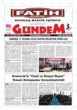 Gemerek Gündem gazetesi 1. sayfa