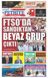 Gerçek Fethiye gazetesi 1. sayfa