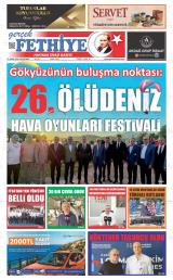 Gerçek Fethiye gazetesi 1. sayfa