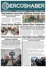 Gercüş Haber gazetesi 1. sayfa