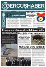 Gercüş Haber gazetesi 1. sayfa