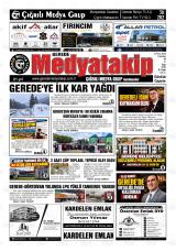 Gerede Medya Takip gazetesi 1. sayfa