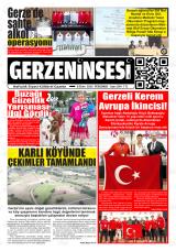 Gerze'nin Sesi gazetesi 1. sayfa