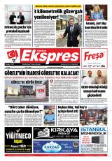 Giresun Ekspres gazetesi 1. sayfa