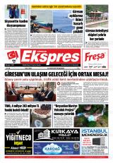 Giresun Ekspres gazetesi 1. sayfa