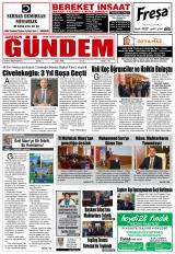 Giresun Gündem gazetesi 1. sayfa