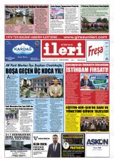 Giresun İleri gazetesi 1. sayfa