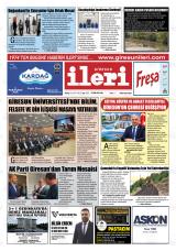 Giresun İleri gazetesi 1. sayfa