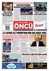 Giresun Öncü gazetesi 1. sayfa