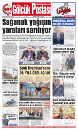 Gölcük Postası gazetesi 1. sayfa