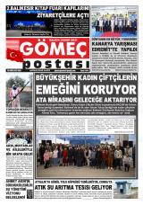 Gömeç Postası gazetesi 1. sayfa