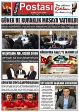 Gönen Postası gazetesi 1. sayfa