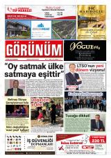 Görünüm gazetesi 1. sayfa