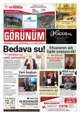 Görünüm gazetesi 1. sayfa