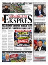 Gümüşhane Ekspres gazetesi 1. sayfa