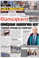 Gümüşkent gazetesi 1. sayfa