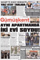 Gümüşkent gazetesi 1. sayfa