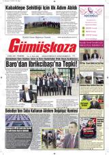Gümüşkoza gazetesi 1. sayfa