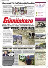 Gümüşkoza gazetesi 1. sayfa