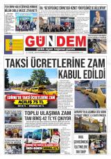 Gündem gazetesi 1. sayfa