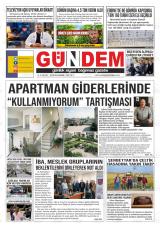Gündem gazetesi 1. sayfa