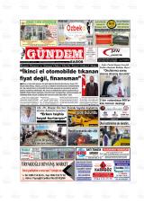 Gündem Saros gazetesi 1. sayfa