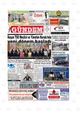 Gündem Saros gazetesi 1. sayfa