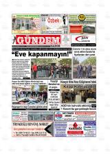 Gündem Saros gazetesi 1. sayfa