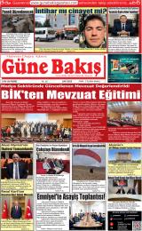 Güne Bakış gazetesi 1. sayfa