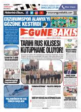 Günebakış gazetesi 1. sayfa