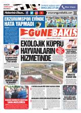 Günebakış gazetesi 1. sayfa