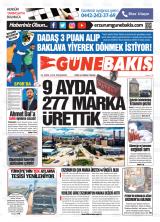 Günebakış gazetesi 1. sayfa